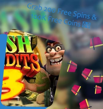 100 free spins cash bandits