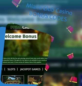 No deposit bonus codes miami club casino