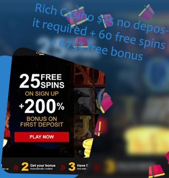 Rich casino no deposit sign up bonus