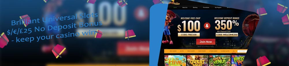 Universal slots casino no deposit bonus 2019